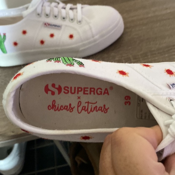 SUPERGA X Chicago Latinas Fernanda Cactus Platforms - Picture 4 of 5